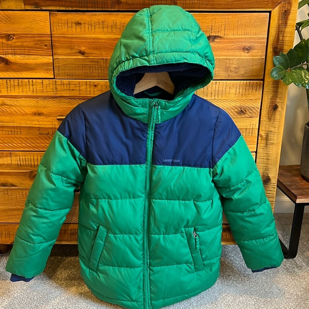 Lands' End ThermoPlume Fleece Lined Parka - Picture 4 of 9